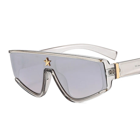 Transparent Fashion Gradient Punk Designer Sunglasses