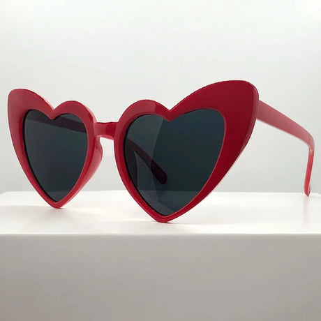 Red Fashion Heart Shaped UV400 Sunglasses