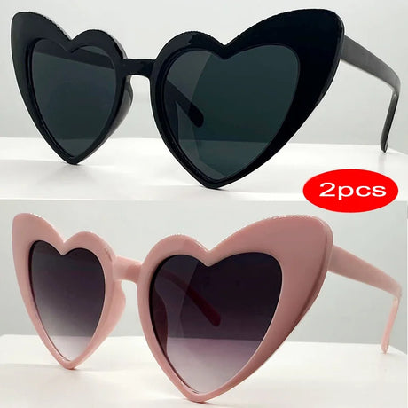 Fashion Heart Shaped UV400 Sunglasses