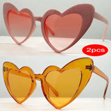 Fashion Heart Shaped UV400 Sunglasses