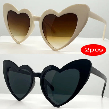 Fashion Heart Shaped UV400 Sunglasses