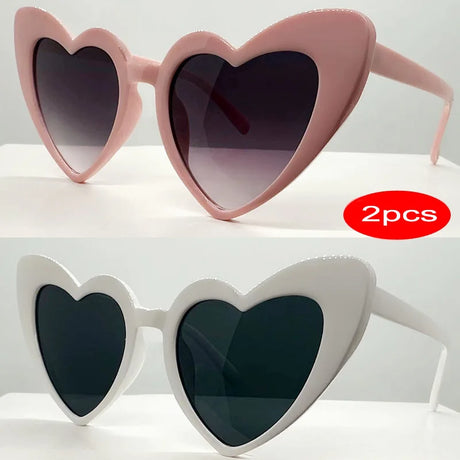 Fashion Heart Shaped UV400 Sunglasses