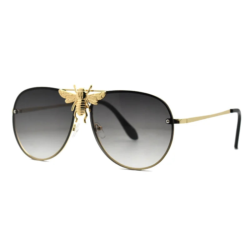 Fashion Luxury Designer Oversized Retro Sunglasses
