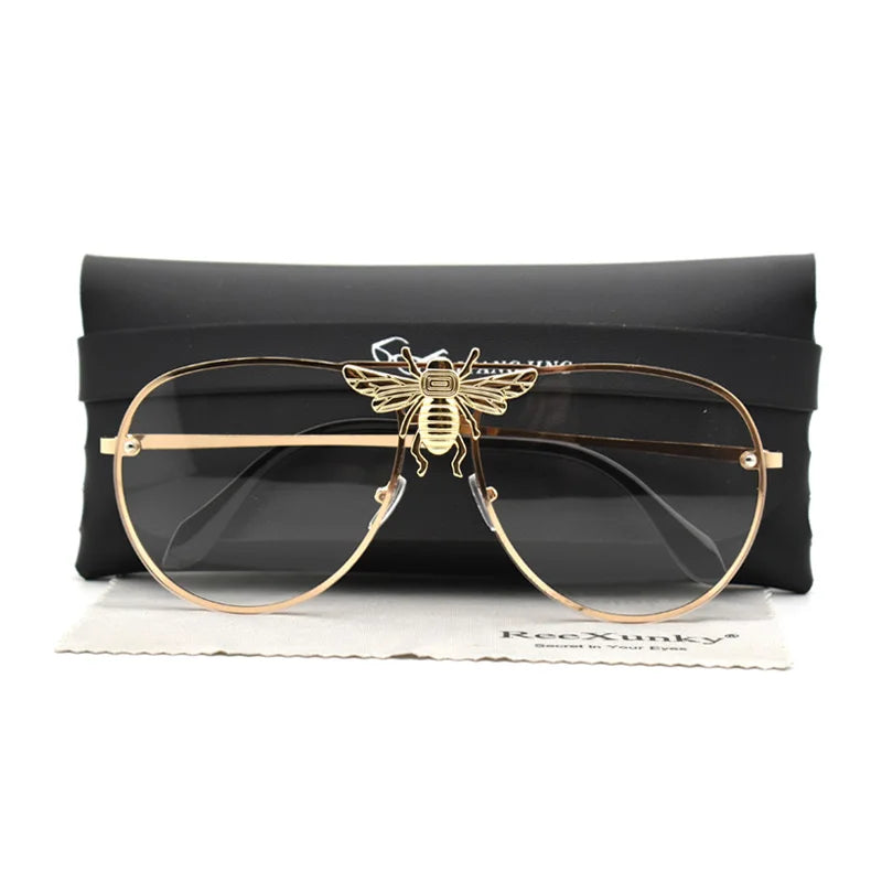 Fashion Luxury Designer Oversized Retro Sunglasses