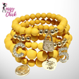Fashion Natural Stone Stretch Beaded Bracelet