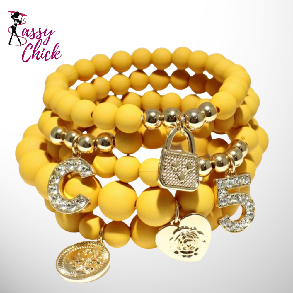 Fashion Natural Stone Stretch Beaded Bracelet