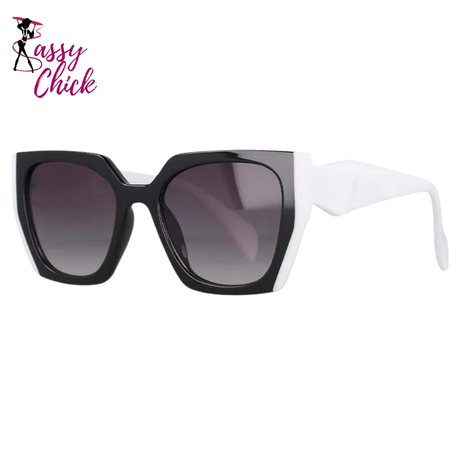 Fashion Shades Square Tea Vintage Sunglasses Sassy Chick Logo