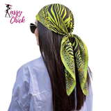Fashion Silk Hijab Square Shawl Neckerchief Sassy Chick Logo