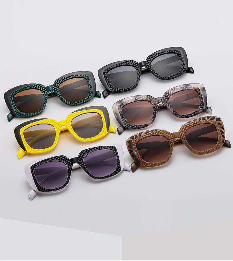 Collection of Fashion Splicing Color Punk Women Sunglasses