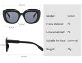Size of Fashion Splicing Color Punk Women Sunglasses