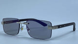 Fashion Square Rimless Sunglasses