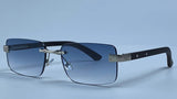 Fashion Square Rimless Sunglasses