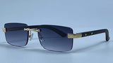 Fashion Square Rimless Sunglasses