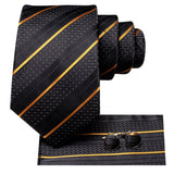 Fashion Striped Wedding Party Necktie Set