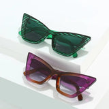 Collection of Fashion Triangle Frame Cat-eye Sunglasses