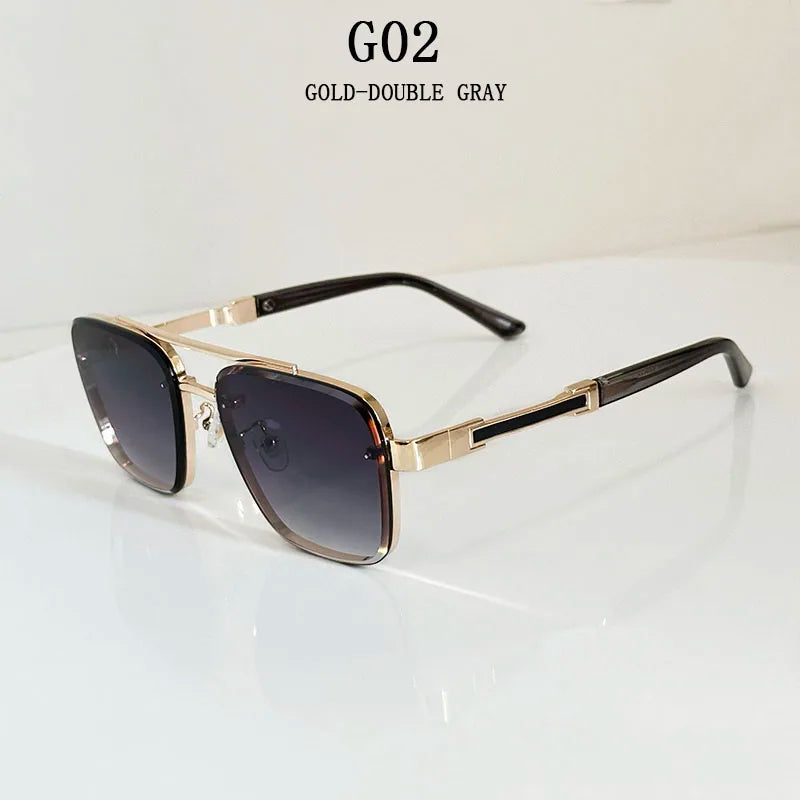 Fashion Vintage Square Men Sunglasses