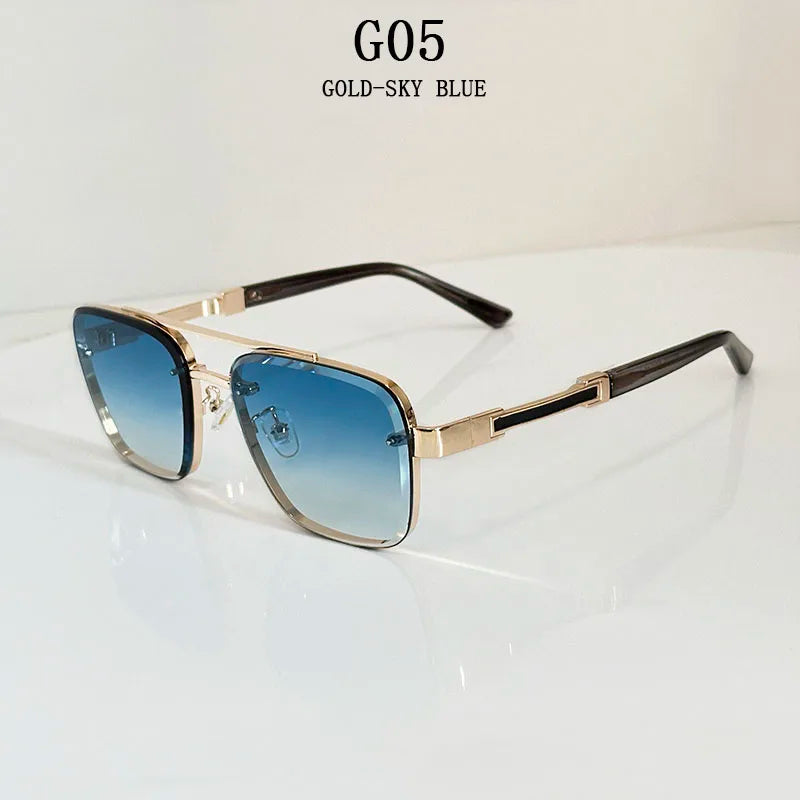 Fashion Vintage Square Men Sunglasses