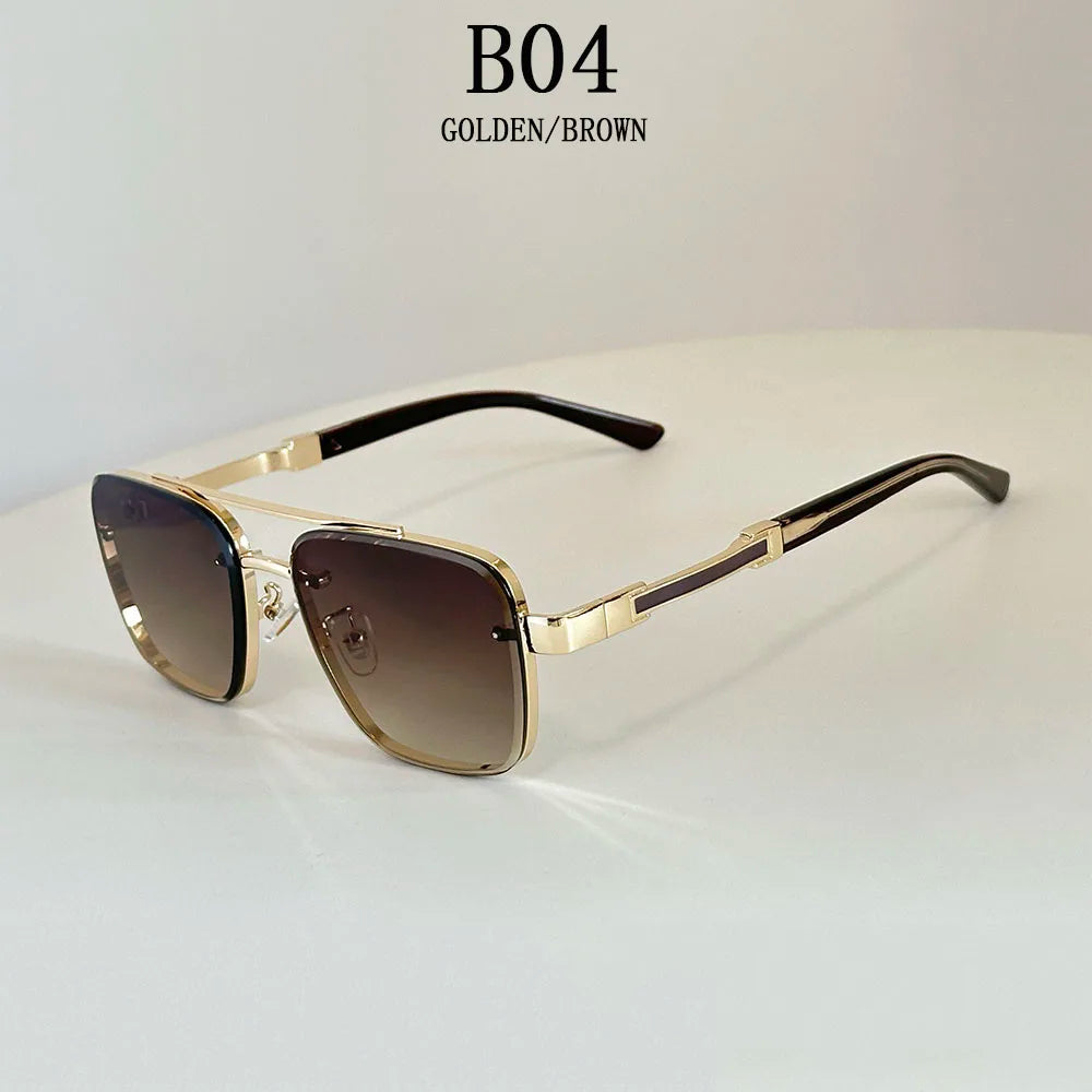 Fashion Vintage Square Men Sunglasses