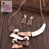 Fashion Zinc Alloy Geometric Jewelry Set