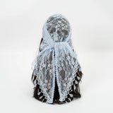 Fashionable Embroidered Polyester Square Scarf