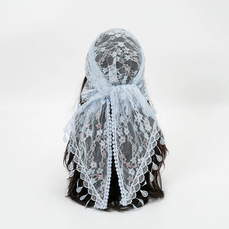 Fashionable Embroidered Polyester Square Scarf