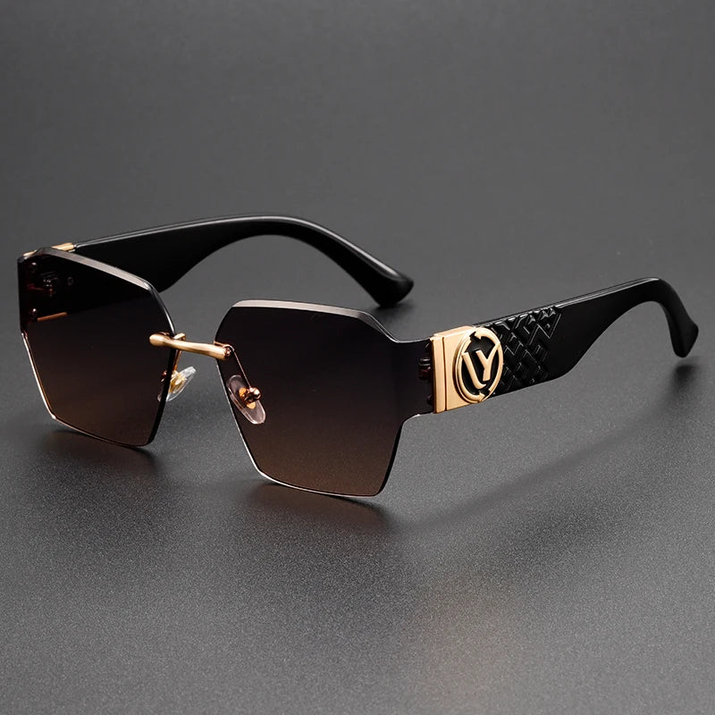 Fashionable Various Styles Versatile Metal Sunglasses