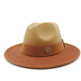 Brown Fedora Jazz Hat