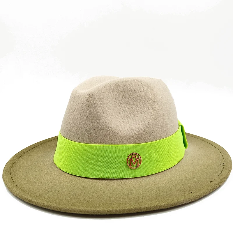 green fedora jazz hat 