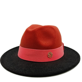 red black fedora jazz hat 
