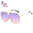 Female Driving Cycling Travel Windproof Pilot Sunglasses Sassy Chick Logo