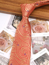Floral Casual Wear Jacquard Suits Necktie