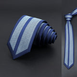 Blue Floral Paisley Slim Ties