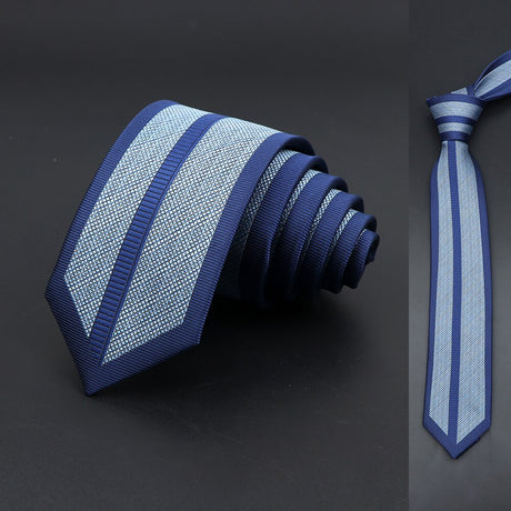 Blue Floral Paisley Slim Ties