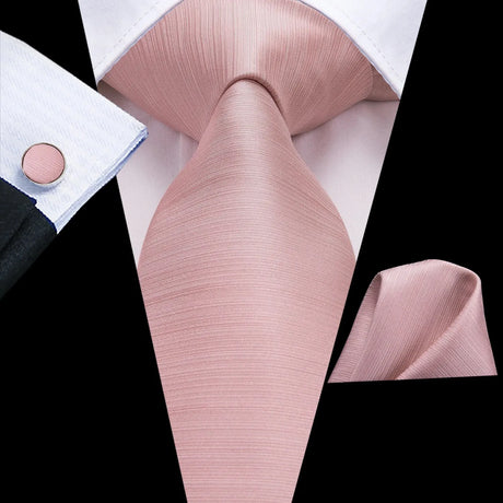 Pink Necktie Set 