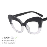 black transparent white frame reading glasses 
