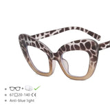 leopard frame reading glasses 