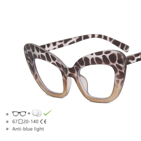 leopard frame reading glasses 