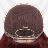 Size of Fluffy 13x5x1.5 Long Ombre Kinky Curly Synthetic Lace Wig