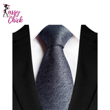 Formal Classic Jacquard Woven 8CM Polka Dot Necktie Sassy Chick Logo
