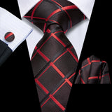 Red brown color necktie 