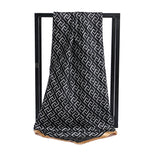 Black Gold Four Seasons Headwraps 90cm Square Silk Scarf Bandana Hijab