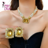 French Style Pearls Necklace Set Sassy Chick Logo