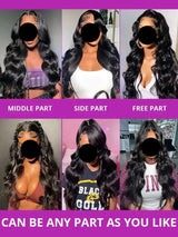 Frontal Women Glue less Raw Body Wave Human Hair Wigs