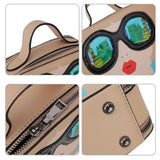 Details of Funky Lady Face Box Shape Shoulder Bags
