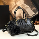 Black Genuine Leather Handbag