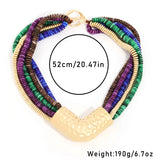 Size of Geometric Beads Wedding Party Jewelry