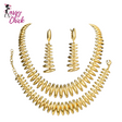 Geometric Metal Necklace Bracelet Earring Set Sassy Chick Logo
