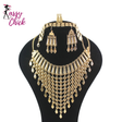 Gold Color Bridal Accessories Costume Jewelry Sets Sassy Chick Logo