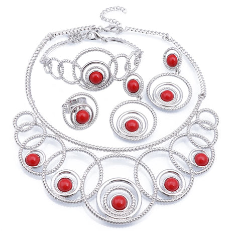 silver Color Dubai Jewelry