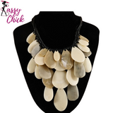 Gothic Multilayer Geometric Round Necklace Sassy Chick Logo